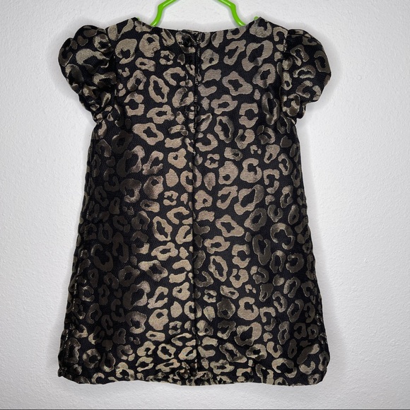 New gymboree black metallic gold dress dressy new - Picture 2 of 2